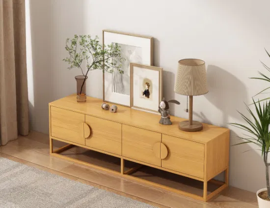 Nova Eiche Massivholz Wohnzimmermöbel Konsolentisch Moderner Eingangsschrank Buffet Sideboard