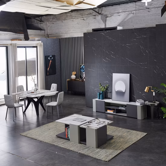 Moderner Luxus-Beistelltisch für Wohnzimmer, Wohnmöbel, Büro, Esszimmer, TV-Ständer, zentraler Couchtisch